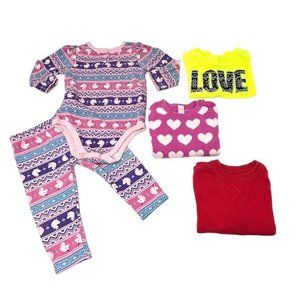 Baby Girl's- 1 Outfit -  Sweatpants & Body Suit,‎ 3 Sweaters - Size 18 Month
